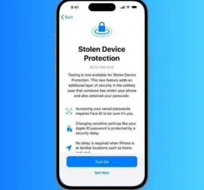 皋兰苹果授权维修店分享被盗设备保护功能开启方法 