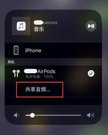 皋兰苹果14音频维修点分享iPhone14音频共享设置方法 