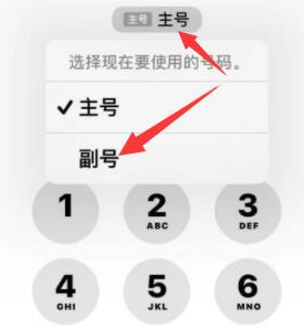 皋兰苹果14维修店分享iPhone 14 Pro Max使用副卡打电话的方法 