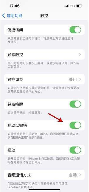 皋兰苹果手机维修分享iPhone手机如何设置摇一摇删除文字 